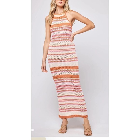 L*Space Allegra Crochet Maxi Dress in Holiday in the Sun - Picture 1 of 9